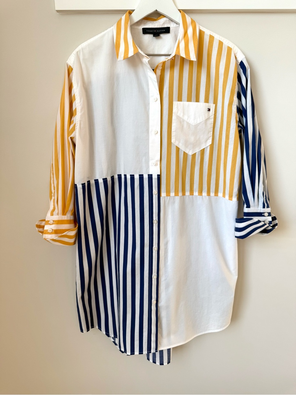 NWOT Tommy Hilfiger Striped Button-Down Shirt Size S/P